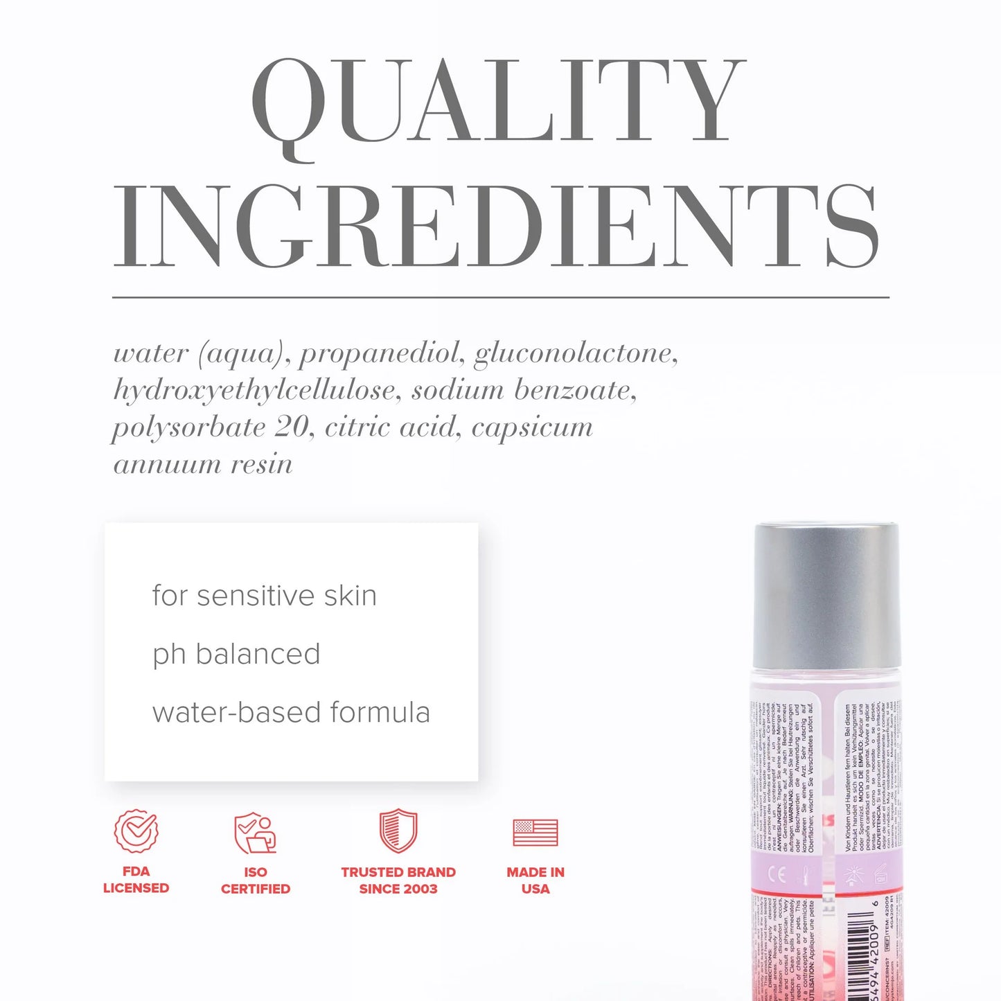 JO Agape Warming Water Based Lubricant 2oz/60ml