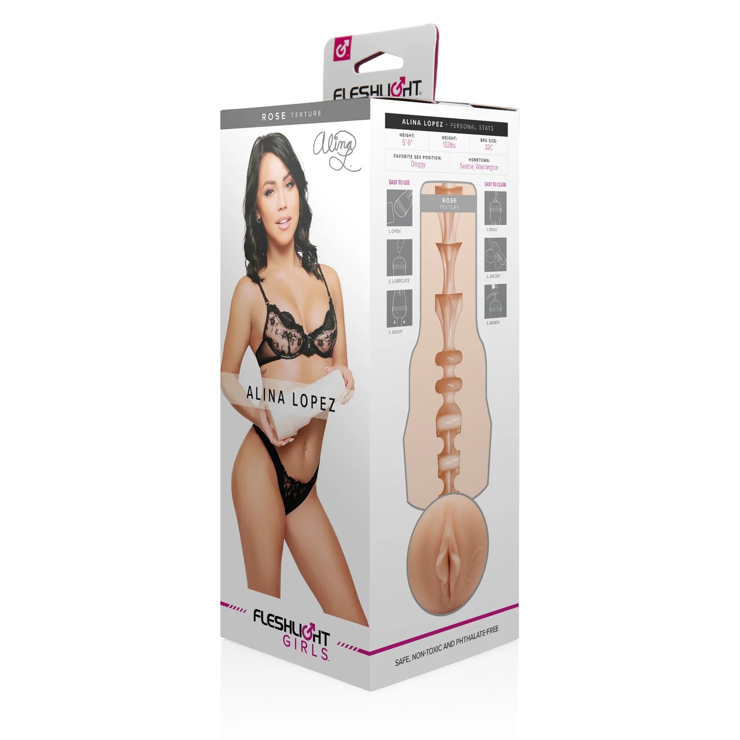 Fleshlight Girls Alina Lopez Rose Vagina Masturbator