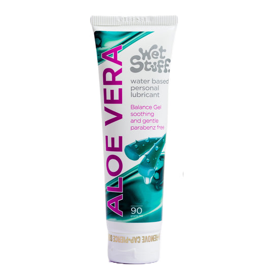 Wet Stuff Aloe Vera Water Based Edible Lube Lubricant 90g