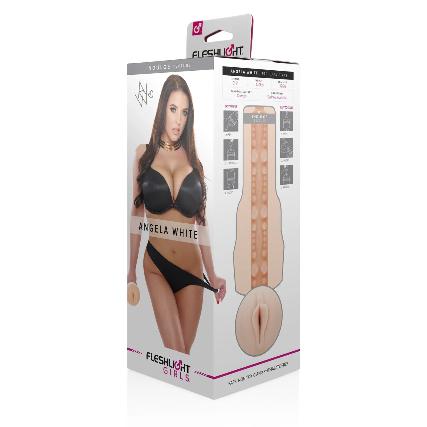 Fleshlight Girls Angela White Indulge Vagina Masturbator