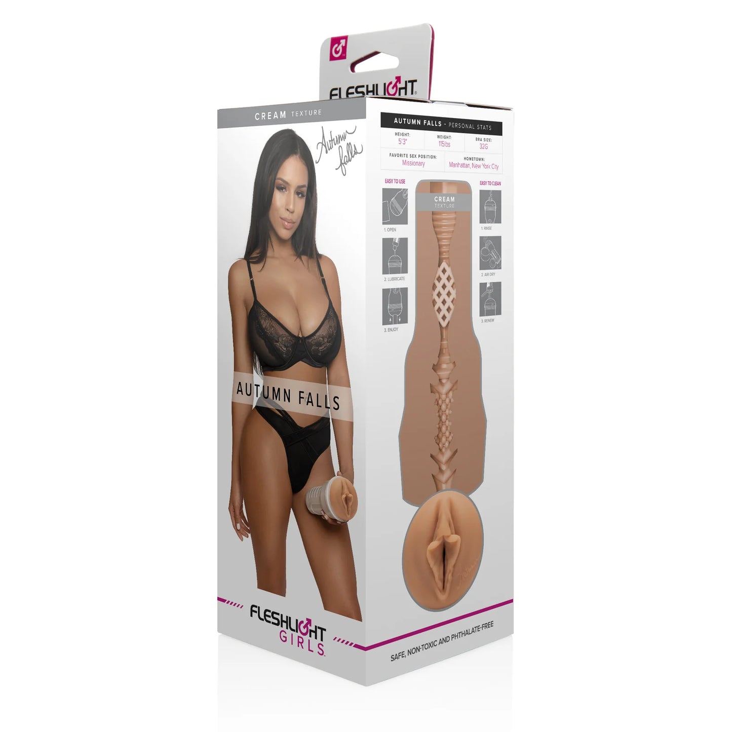 Fleshlight Girls Autumn Falls Cream Vagina Masturbator