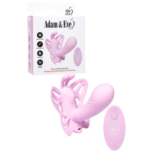 Adam & Eve VENUS G-SPOT BUTTERFLY Wearable Butterfly Vibrator with Remote
