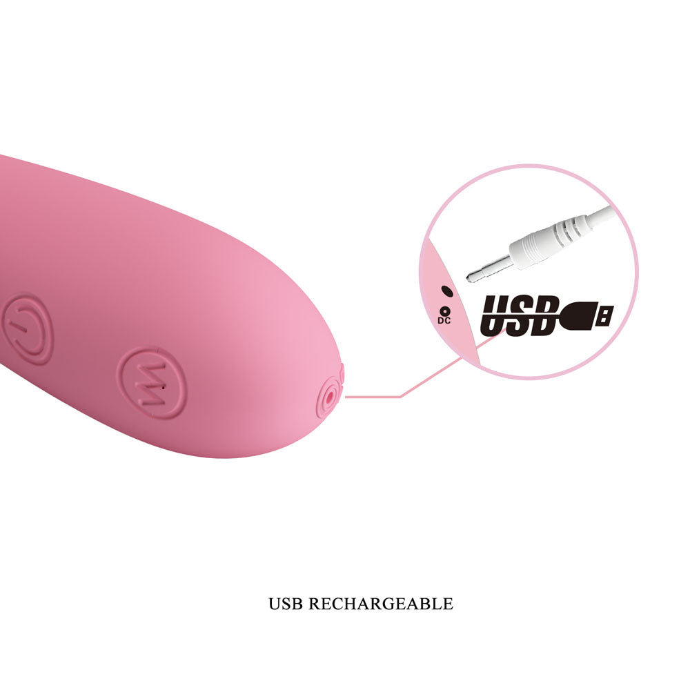 Party Up John Flexible Vibrator Pink