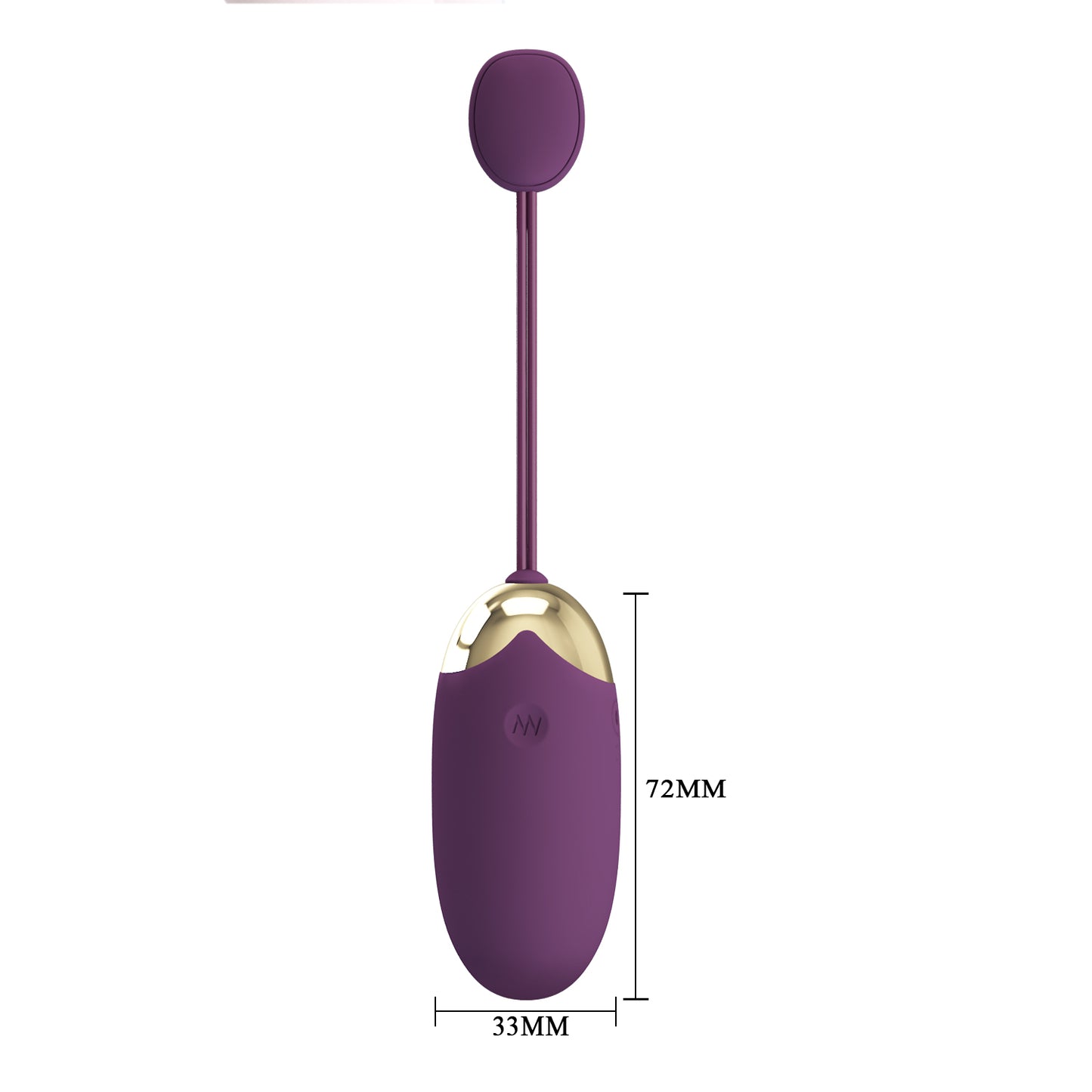 Pretty Love Abner Egg Vibrator with App Control Dark Purple