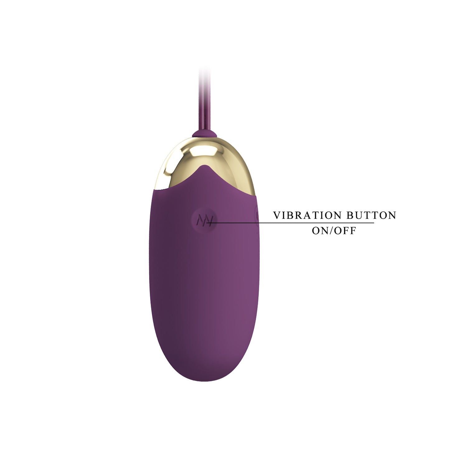 Pretty Love Abner Egg Vibrator with App Control Dark Purple