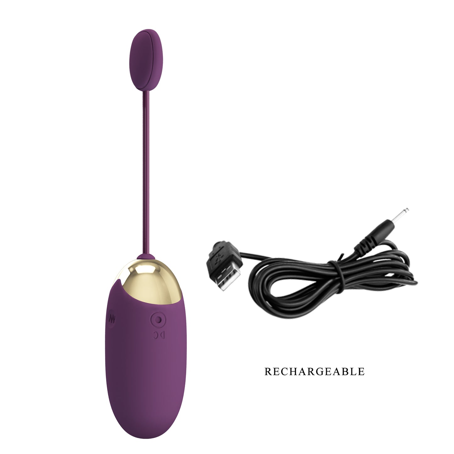 Pretty Love Abner Egg Vibrator with App Control Dark Purple