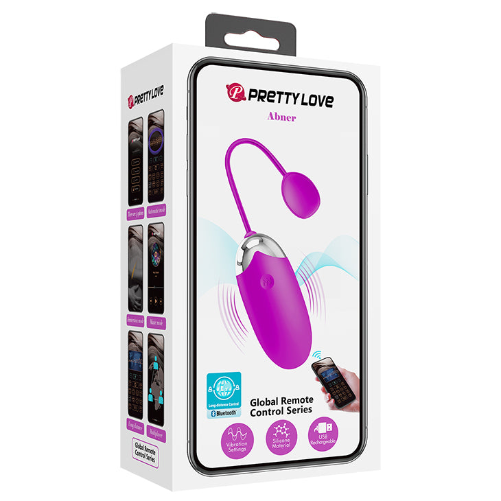 Pretty Love Abner Egg Vibrator with App Control Purple