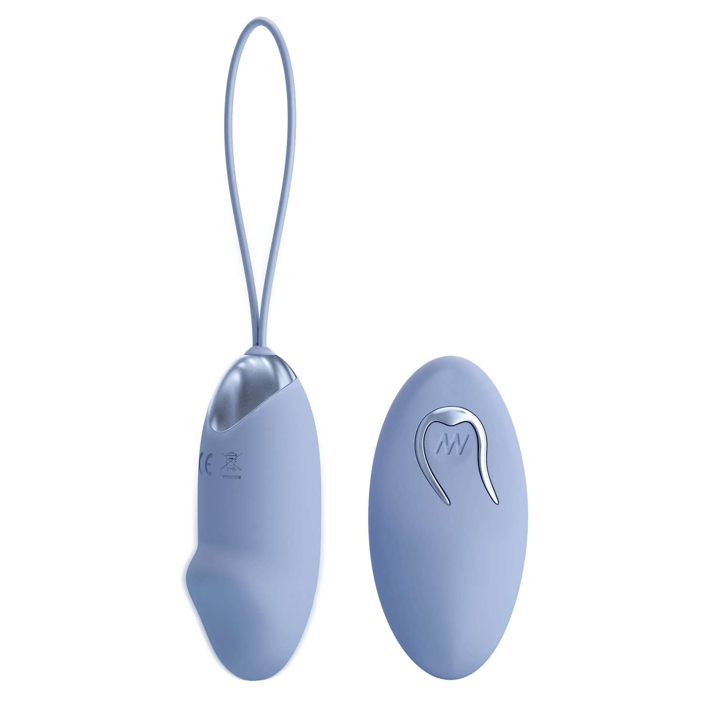 Party Up Ian Remote Control Vibrating Egg - Purple