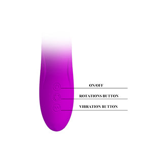 Pretty Love Ward Thrusting Rabbit Vibrator Purple