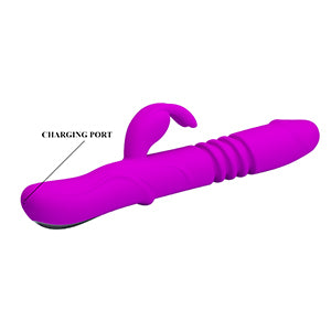 Pretty Love Ward Thrusting Rabbit Vibrator Purple