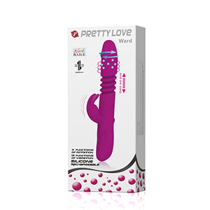 Pretty Love Ward Thrusting Rabbit Vibrator Purple