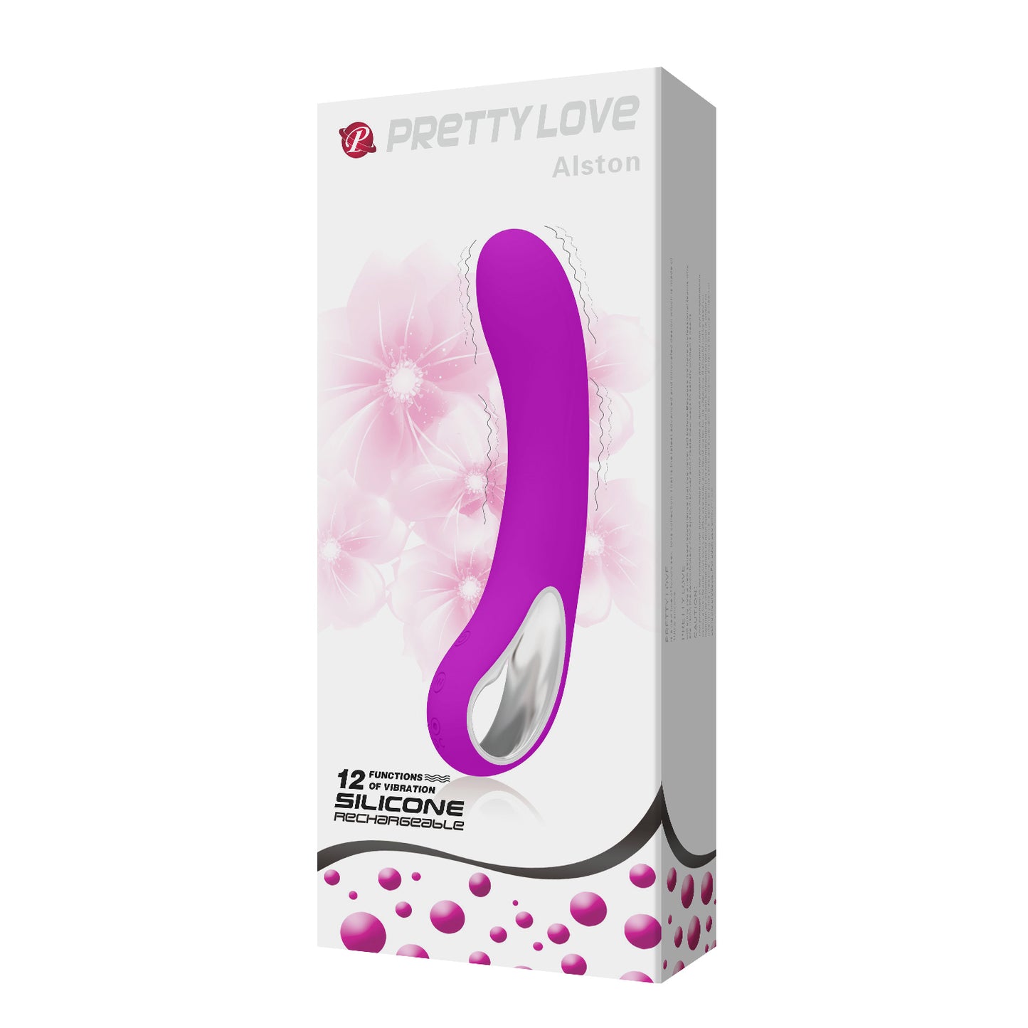 Pretty Love USB Rechargeable Alston Vibrator Purple