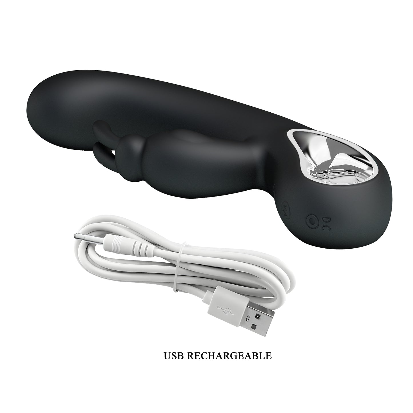 Party Up Colin Rabbit Vibrator Black
