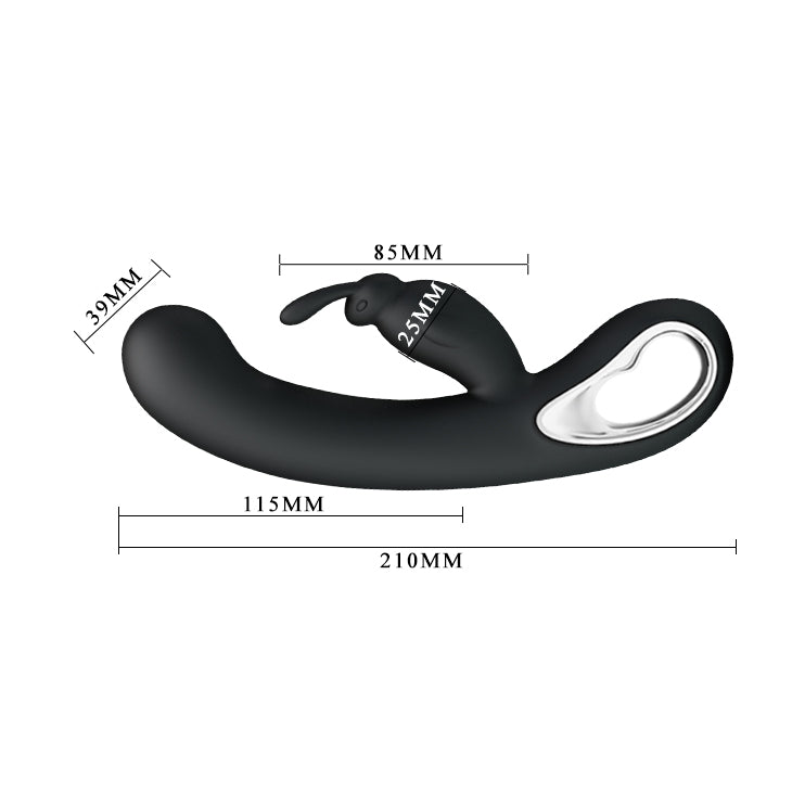Pretty Love Webb Rabbit Vibrator Black