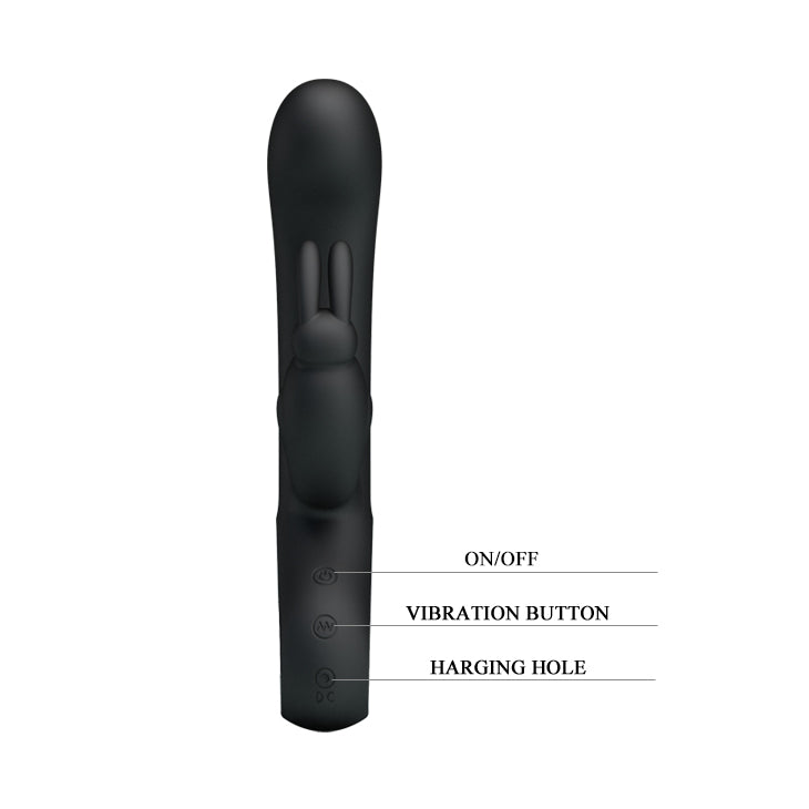Pretty Love Webb Rabbit Vibrator Black