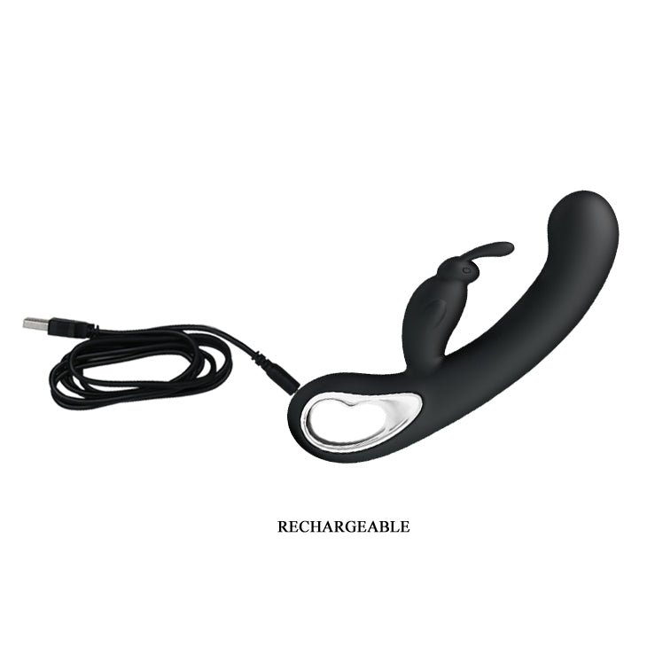 Pretty Love Webb Rabbit Vibrator Black