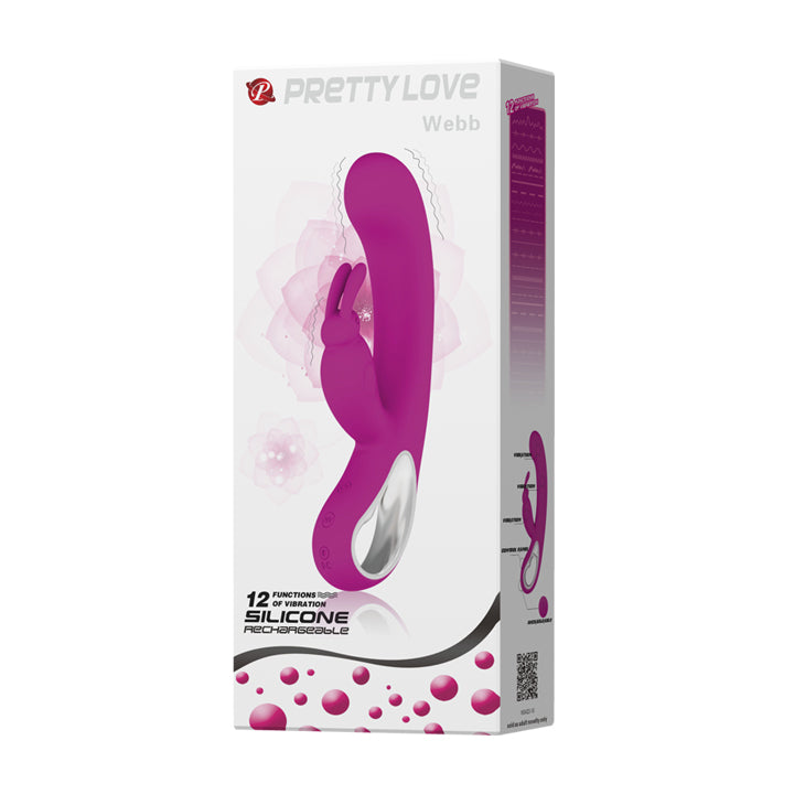 Pretty Love Webb Rabbit Vibrator Purple
