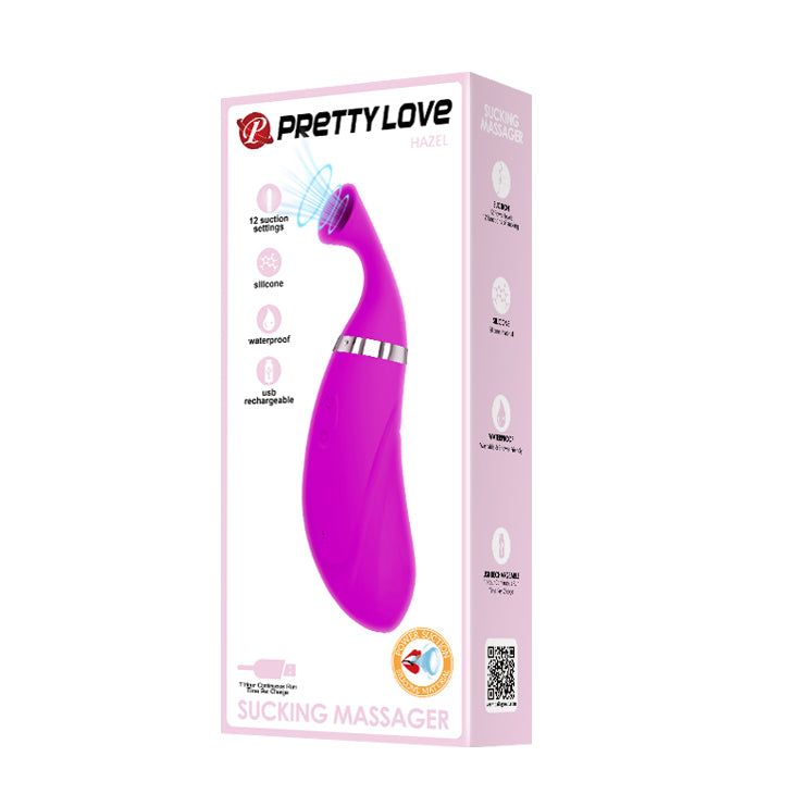 Pretty Love Hazel Clitoral Sucking Massager Stimulation Purple