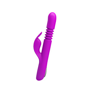 Pretty Love Donahue Thrusting Rabbit Vibrator Purple