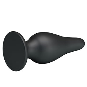 Pretty Love Sturdy Silicone Anal Plug Black