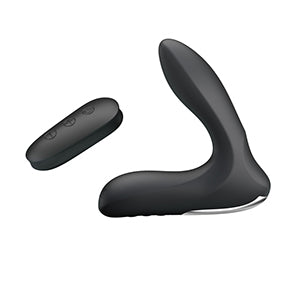 Pretty Love Nasreddin Anal Prostate Vibrating Stimulator with Remote Black