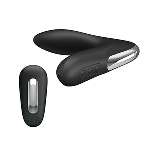 Pretty Love Nasreddin Anal Prostate Vibrating Stimulator with Remote Black