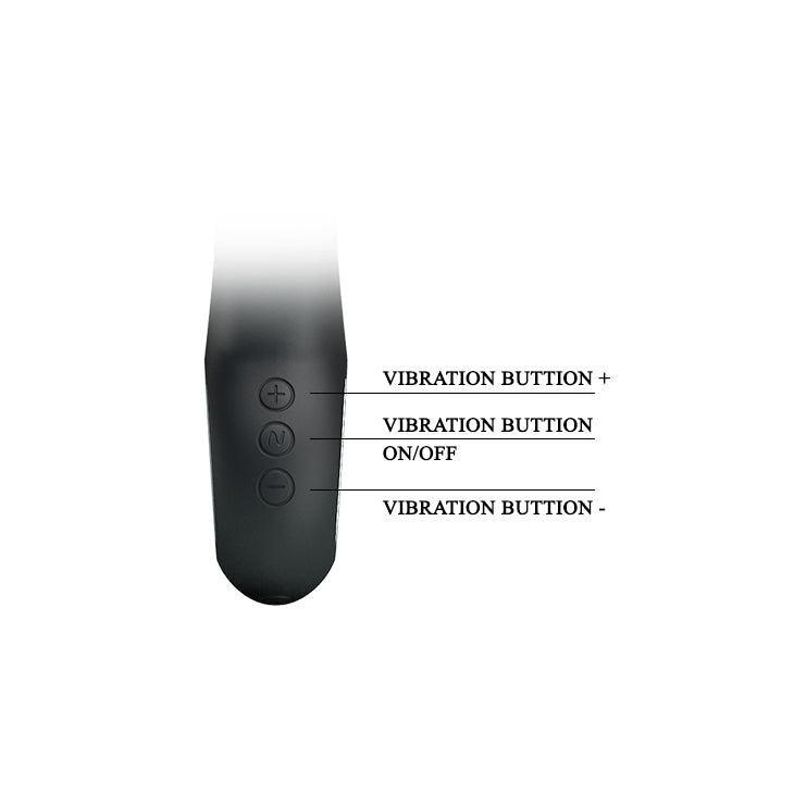 Pretty Love Carina Rabbit Vibrator Black