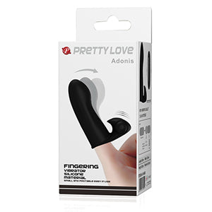 Pretty Love Adonis Fingering Massager Vibrator Black