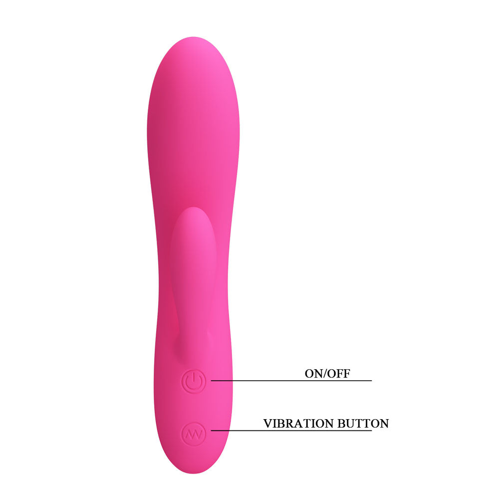 Party Up Clare Flexible Rabbit Vibrator Pink