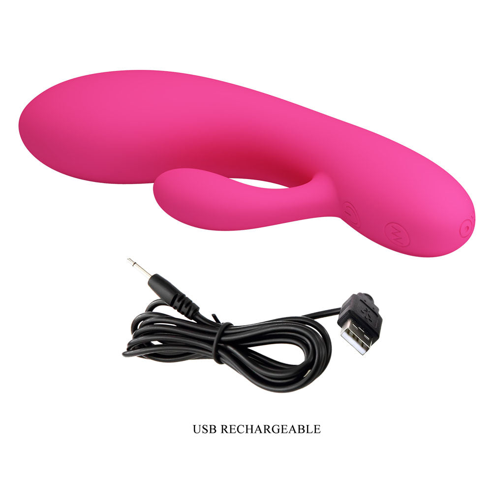 Party Up Clare Flexible Rabbit Vibrator Pink