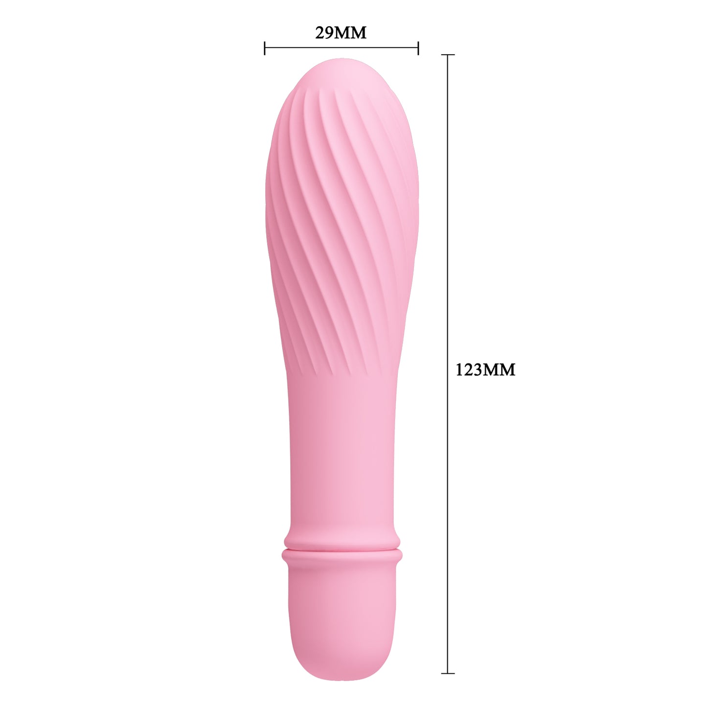 Pretty Love Solomon G-Spot Vibrator Soft Pink