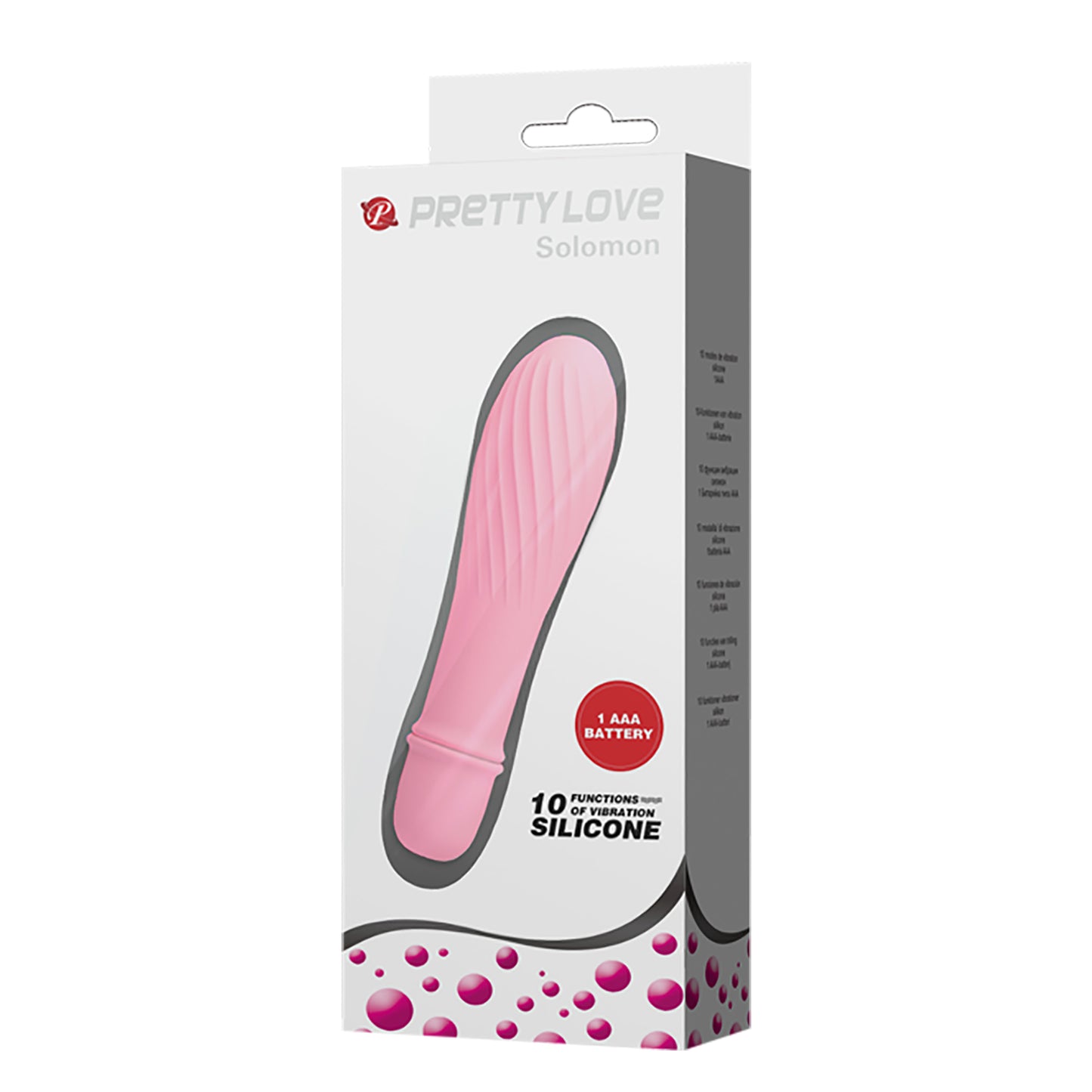 Pretty Love Solomon G-Spot Vibrator Soft Pink