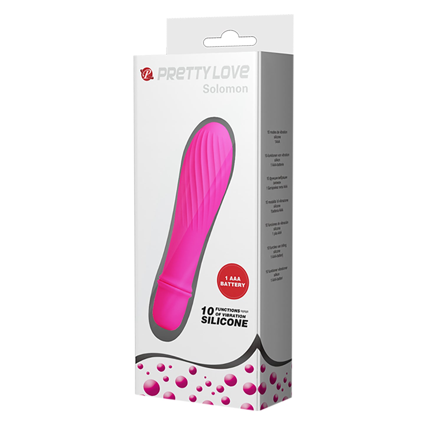 Pretty Love Solomon G-Spot Vibrator Hot Pink