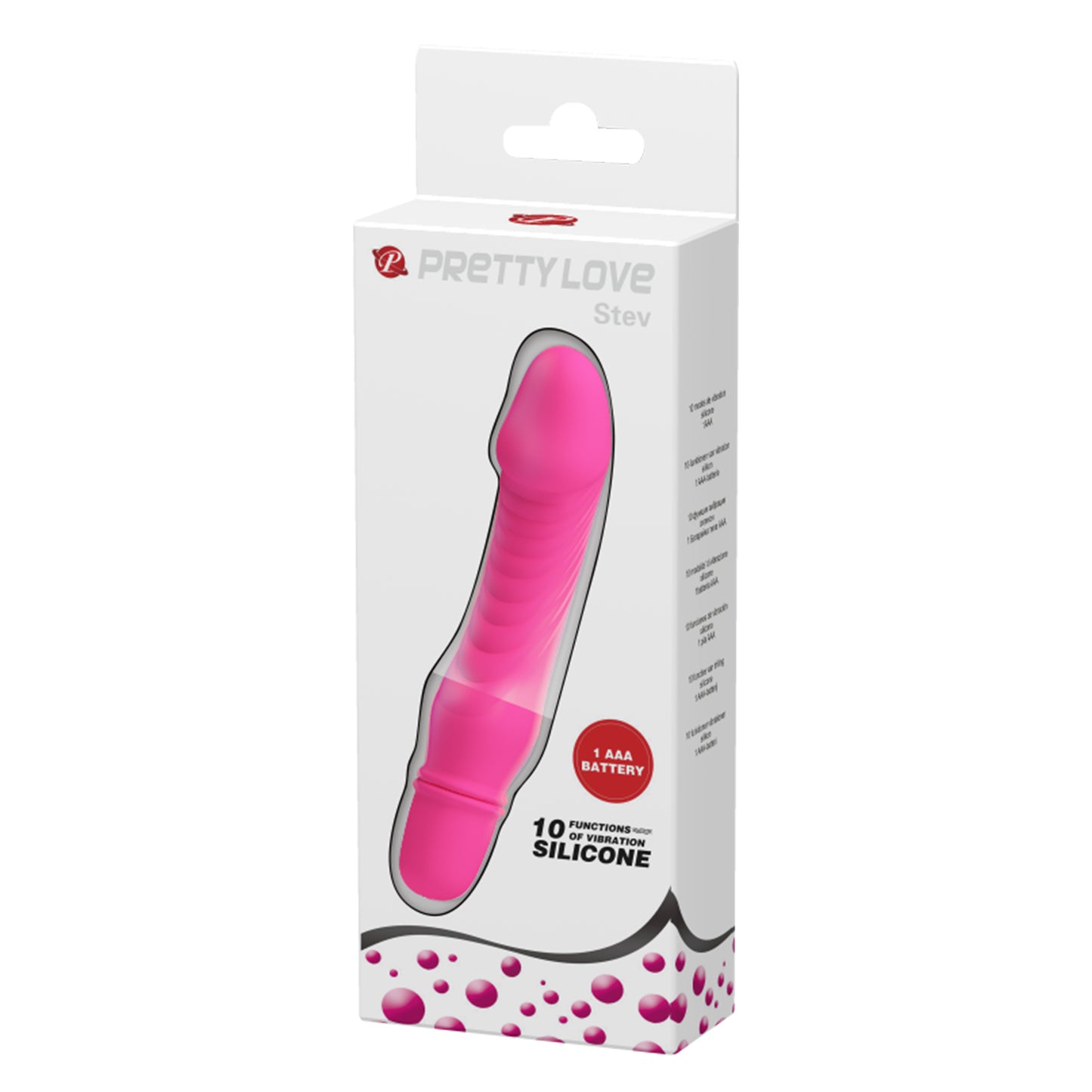 Pretty Love Stev Dolphin Vibrator Hot Pink