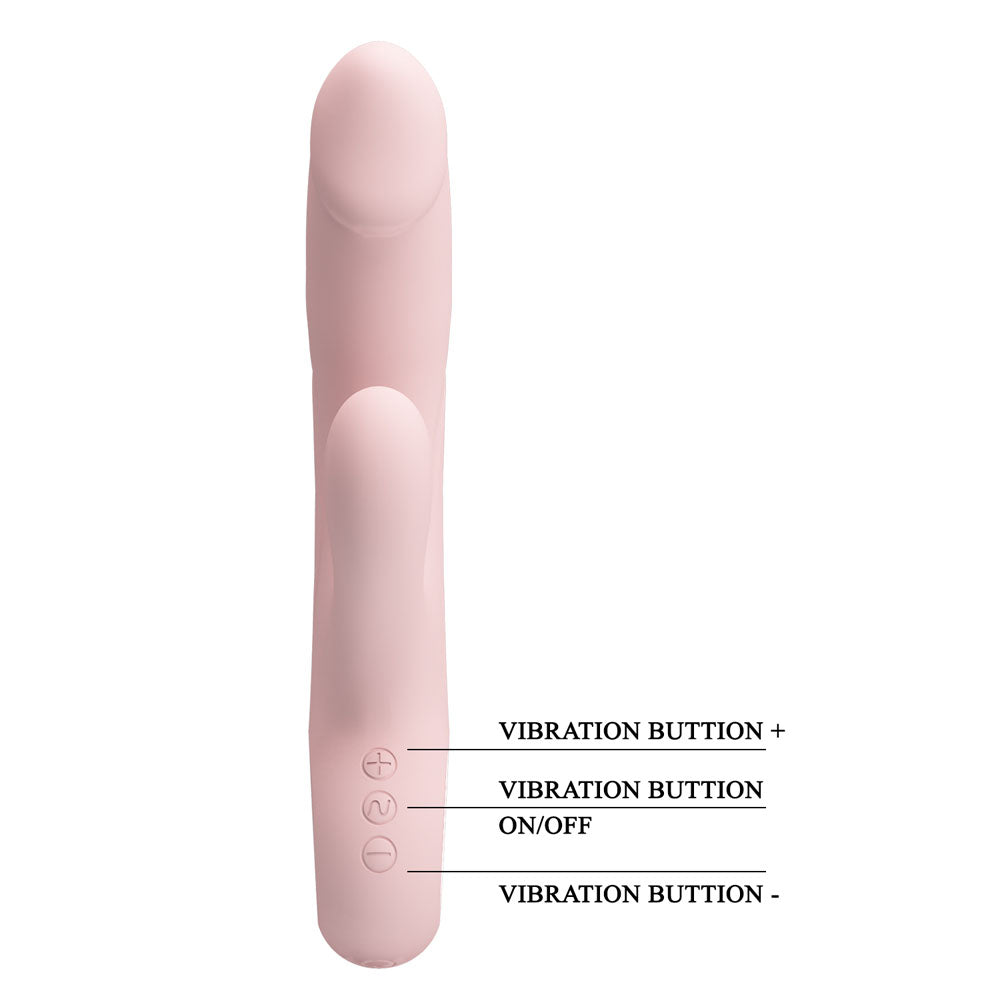 Party Up Dave Rabbit Vibrator Pink