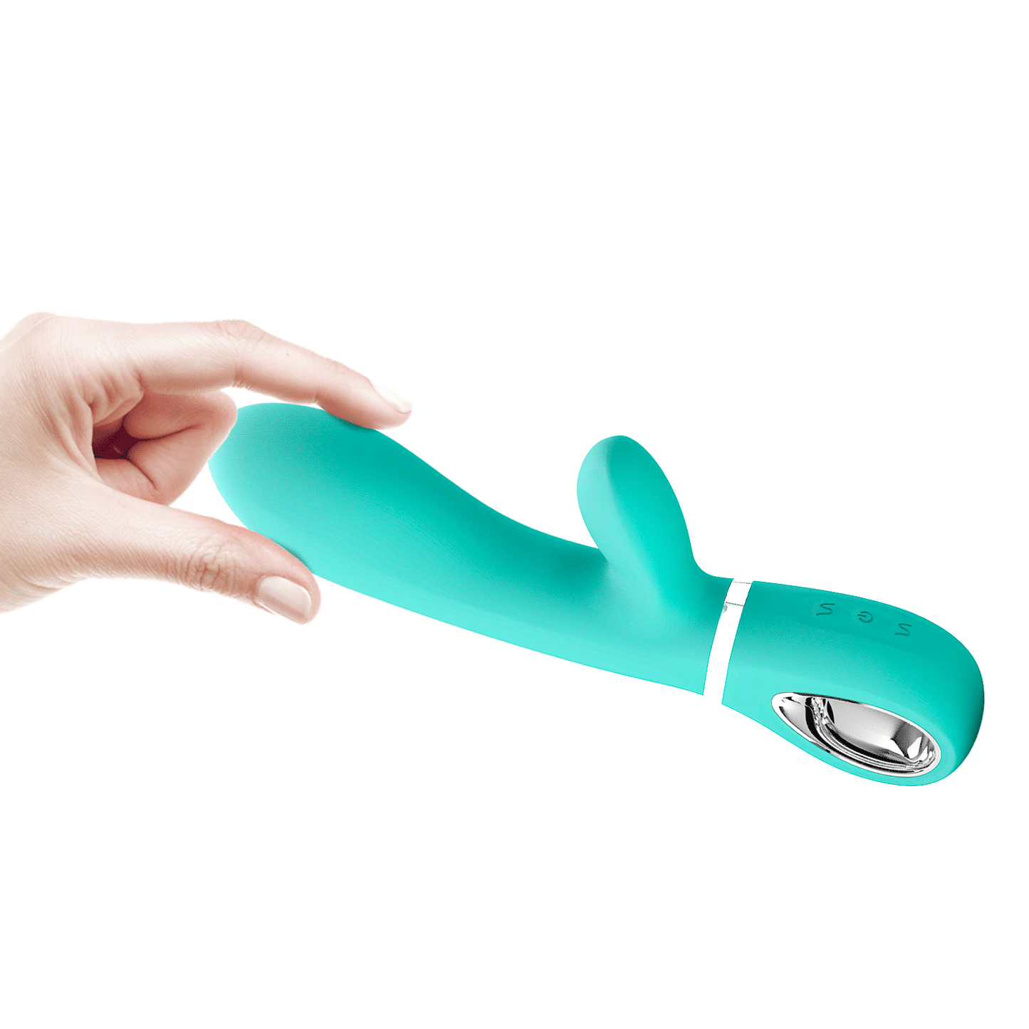 Pretty Love Super Soft Silicone Thomas Rabbit Vibrator Seafoam