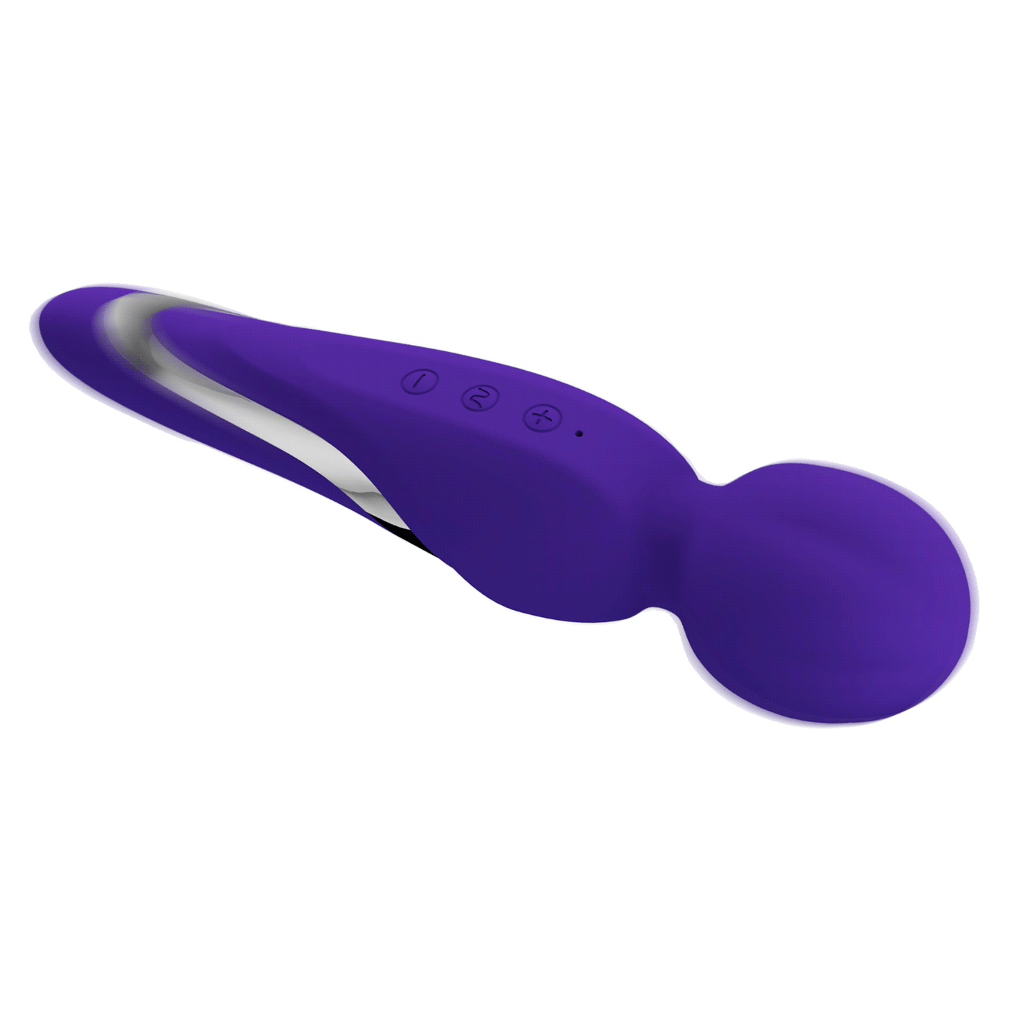 Pretty Love Super Soft Silicone Walter Body Massage Wand Vibrator Purple