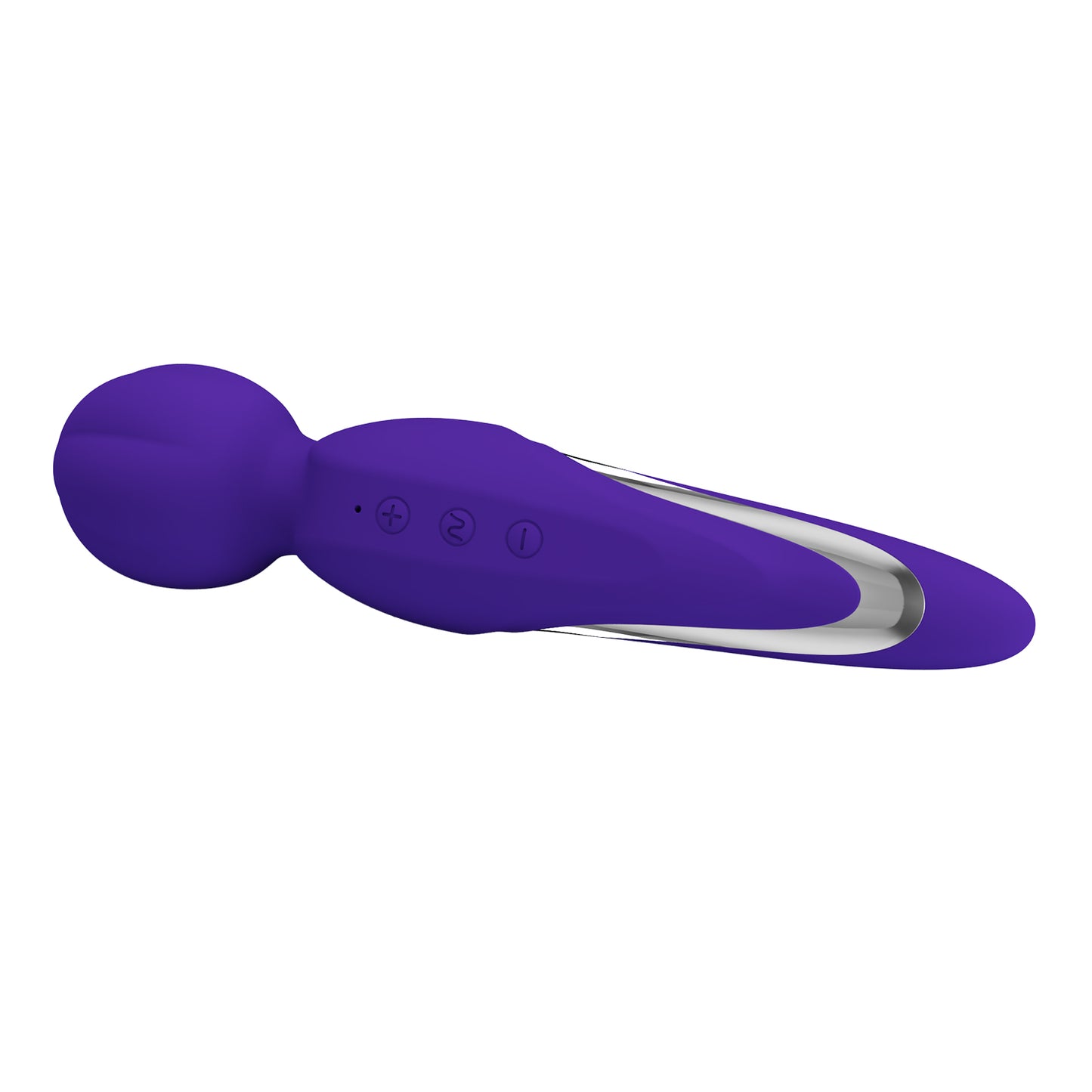 Pretty Love Super Soft Silicone Walter Body Massage Wand Vibrator Purple
