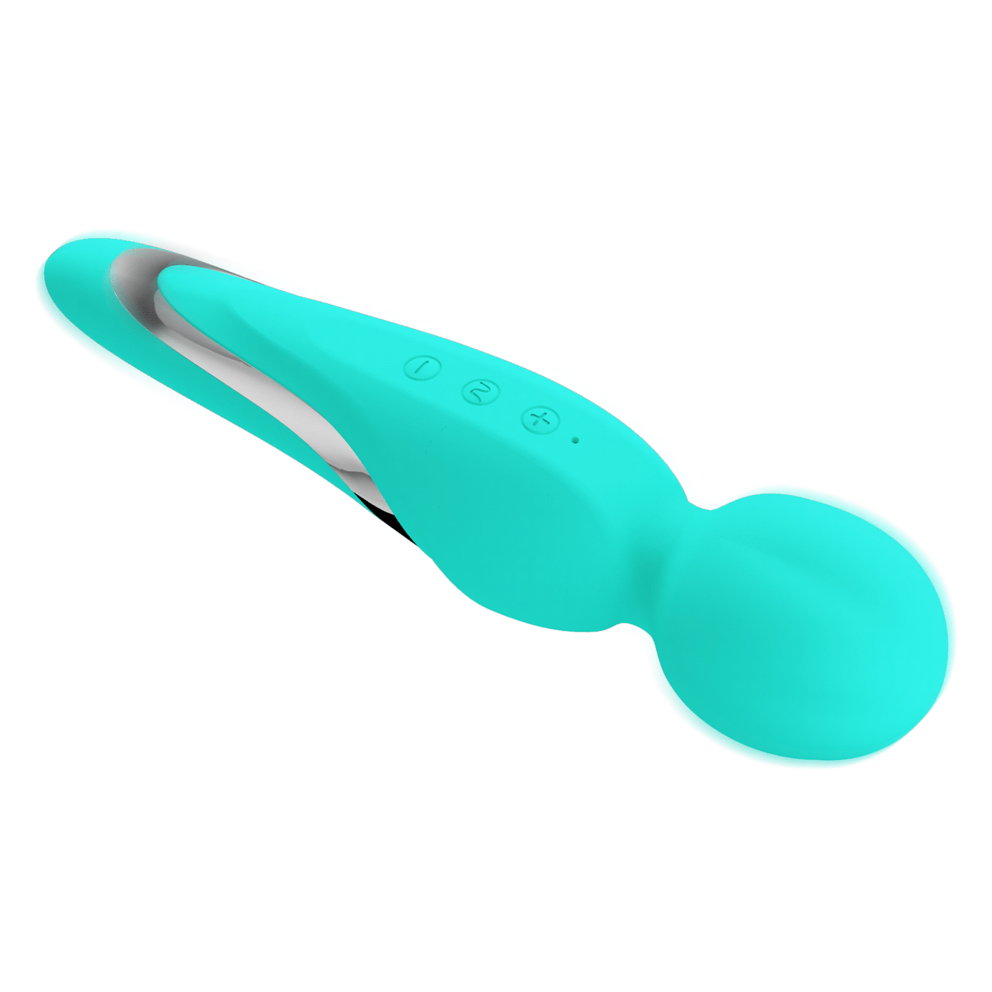 Pretty Love Super Soft Silicone Walter Body Massage Wand Vibrator Seafoam