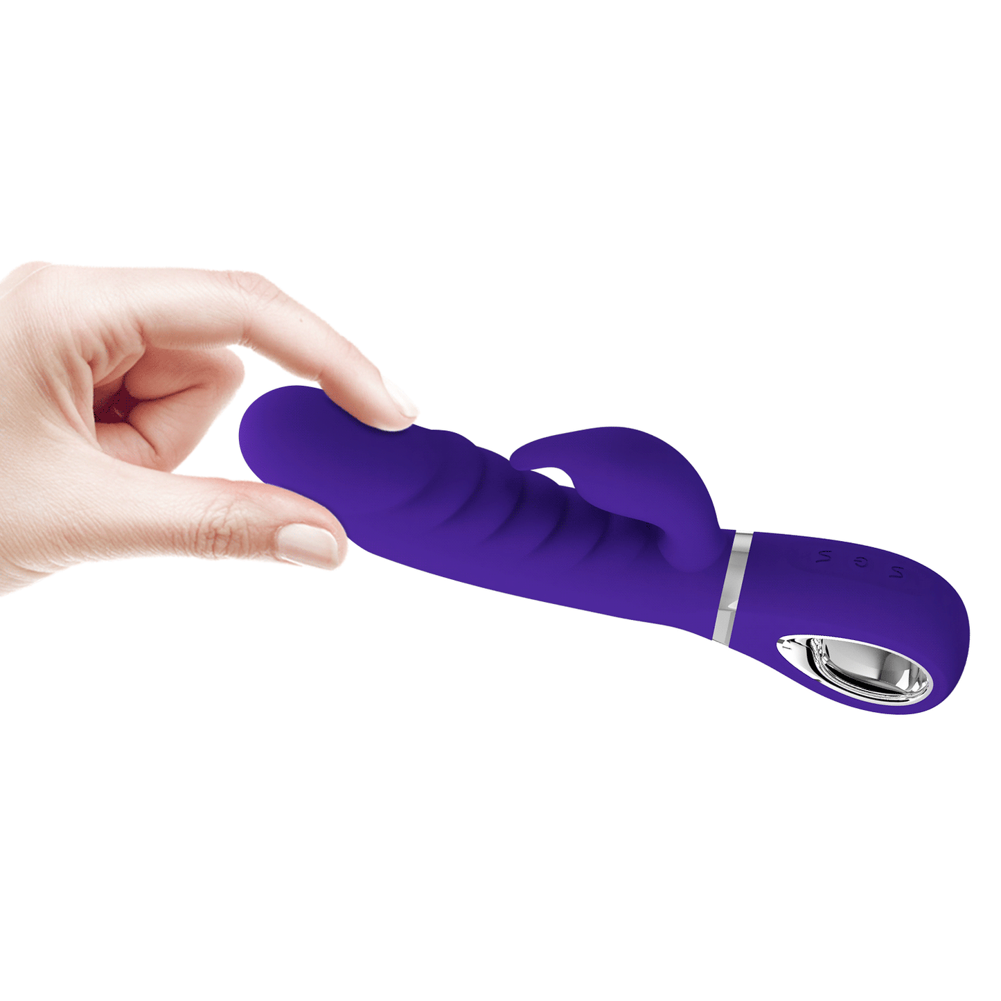 Pretty Love Super Soft Silicone Prescott Rabbit Vibrator Purple