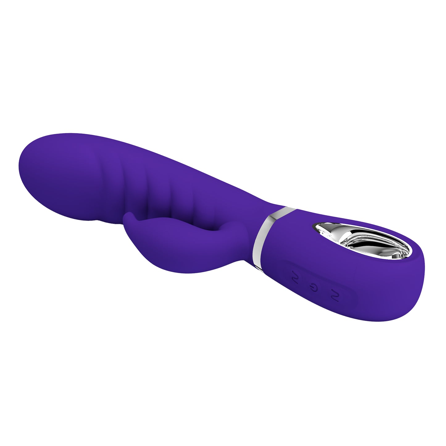 Pretty Love Super Soft Silicone Prescott Rabbit Vibrator Purple