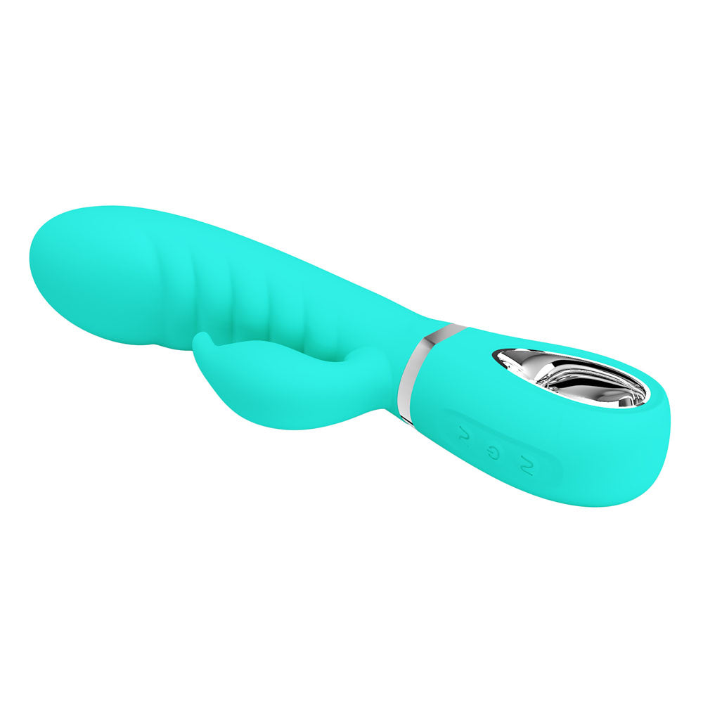 Party Up Edward Rabbit Vibrator Teal