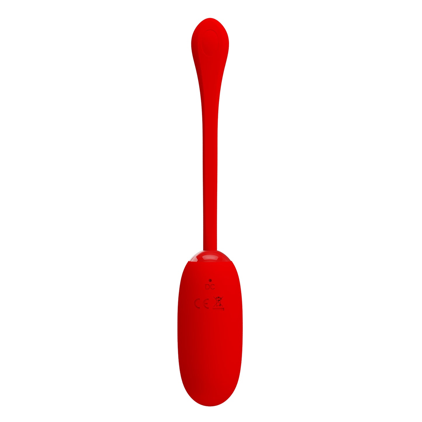 Pretty Love Super Soft Silicone Julius Bullet Egg Vibrator Red