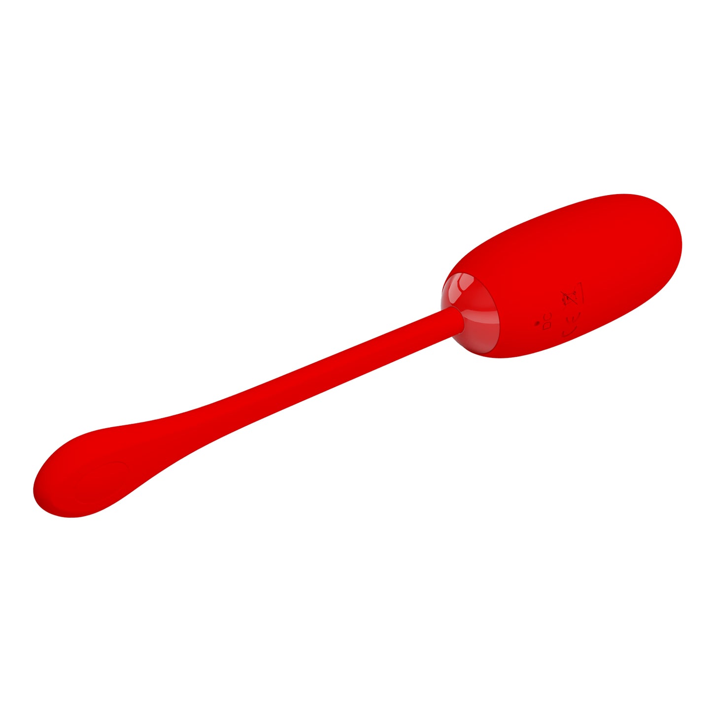 Pretty Love Super Soft Silicone Julius Bullet Egg Vibrator Red