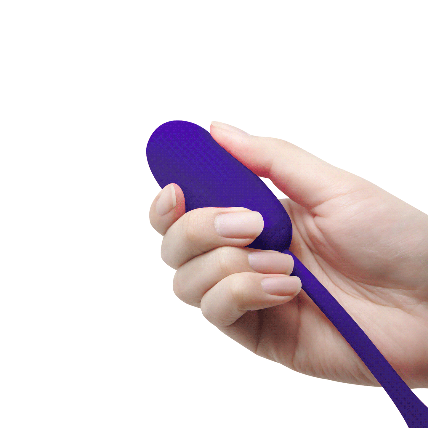 Pretty Love Super Soft Silicone Julius Bullet Egg Vibrator Purple