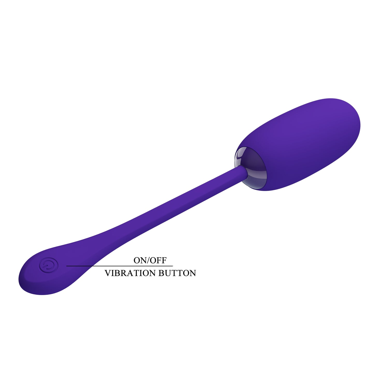 Pretty Love Super Soft Silicone Julius Bullet Egg Vibrator Purple