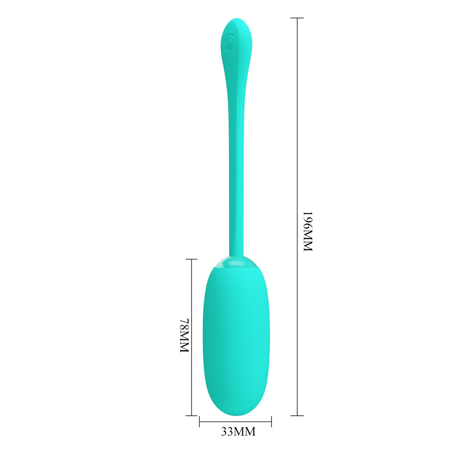 Pretty Love Super Soft Silicone Julius Bullet Egg Vibrator Green