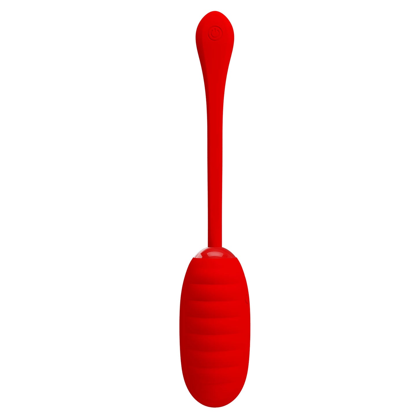 Pretty Love Super Soft Silicone Kirk Vibrating Egg Red