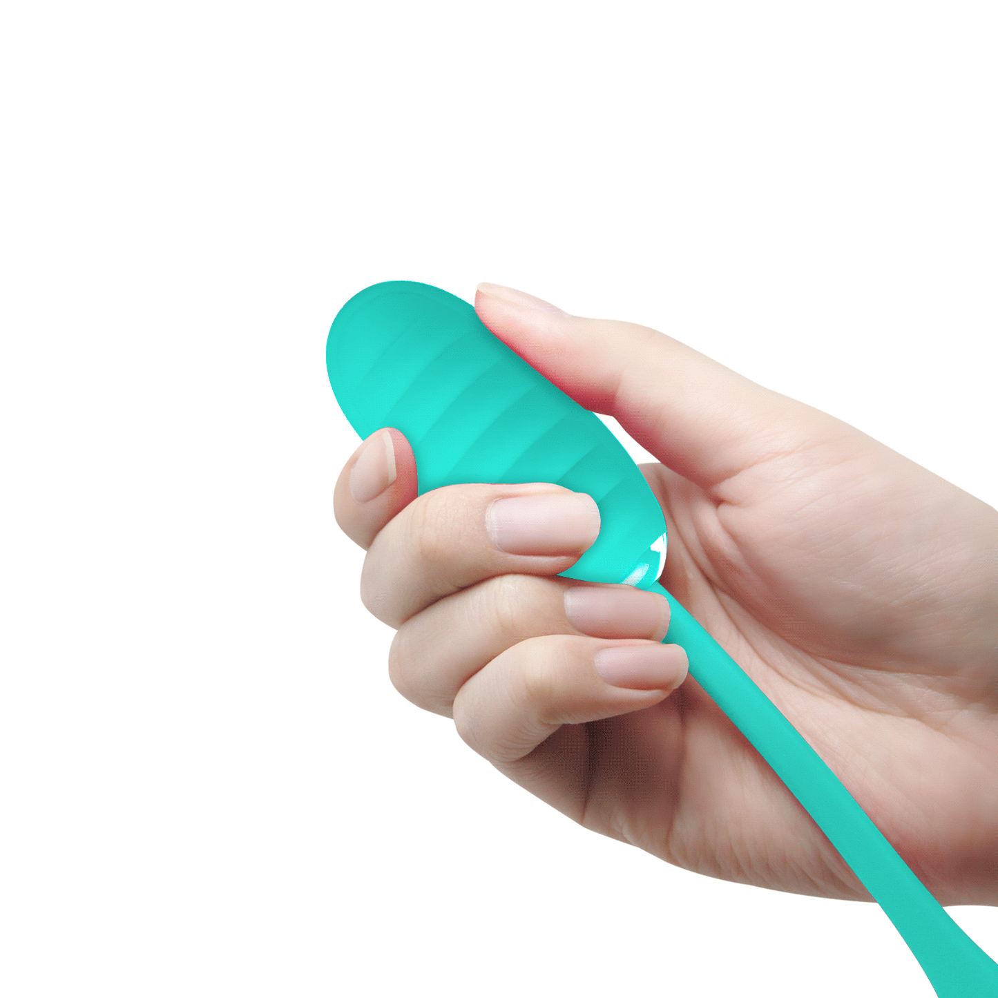 Pretty Love Super Soft Silicone Kirk Vibrating Egg Green