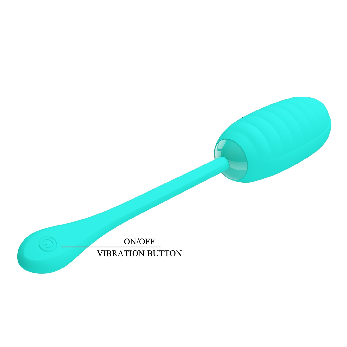 Pretty Love Super Soft Silicone Kirk Vibrating Egg Green